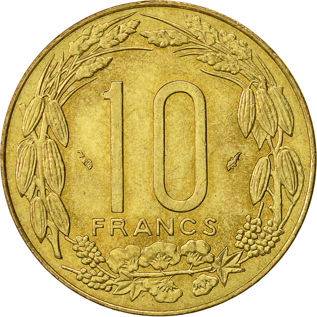 Monnaie, États de l'Afrique centrale, 10 Francs, 1985, Paris, TTB+