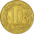Moneda, Estados del África central, 10 Francs, 1985, Paris, MBC+, Aluminio -