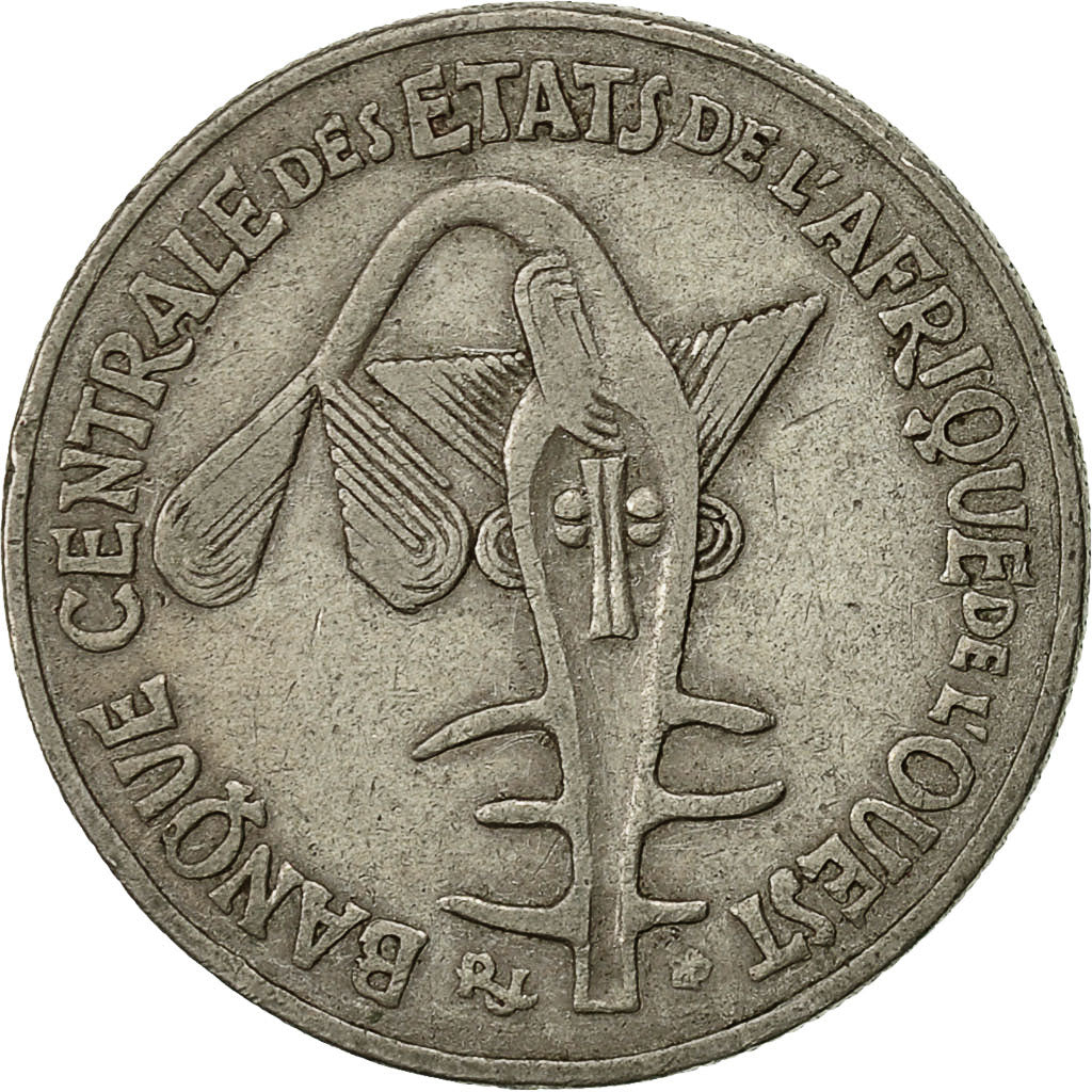 Moneda, Estados del África Occidental, 50 Francs, 1978, Paris, MBC, Cobre -
