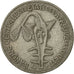 Moneda, Estados del África Occidental, 50 Francs, 1978, Paris, MBC, Cobre -