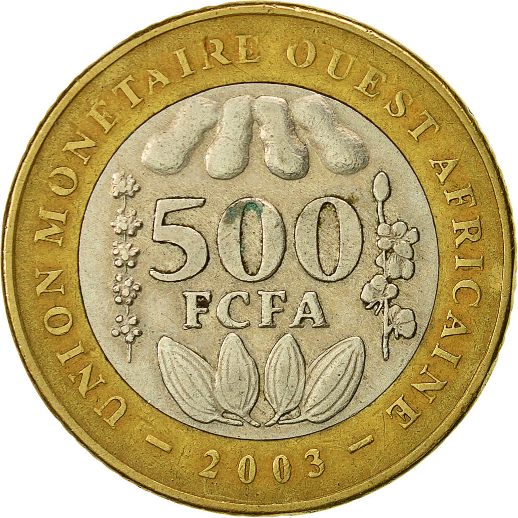Moneta, Stati dell'Africa occidentale, 500 Francs, 2003, Paris, BB