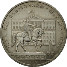 Coin, Russia, Rouble, 1980, Saint-Petersburg, AU(50-53), Copper-nickel, KM:177