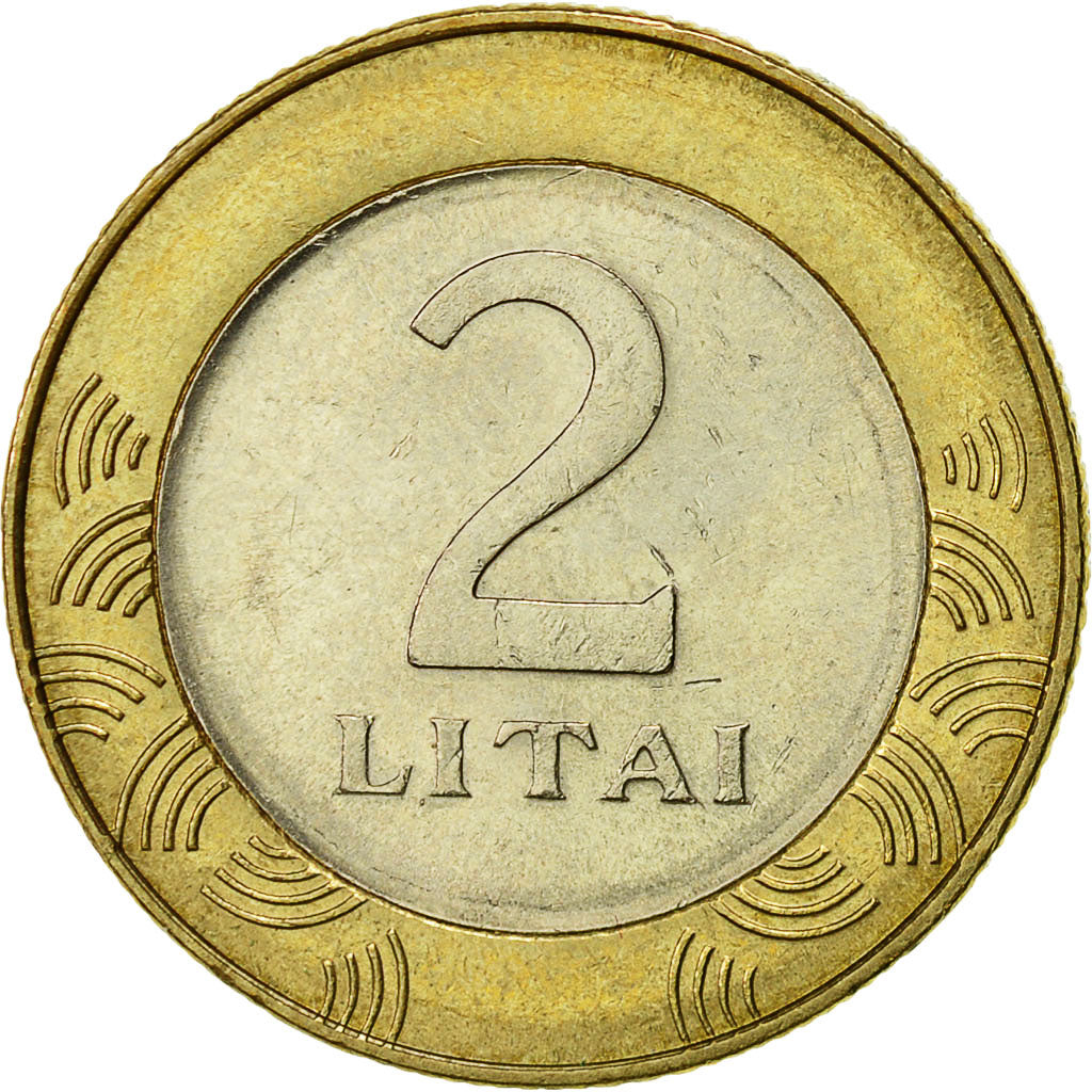 Münze, Lithuania, 2 Litai, 2008, VZ, Bi-Metallic, KM:112