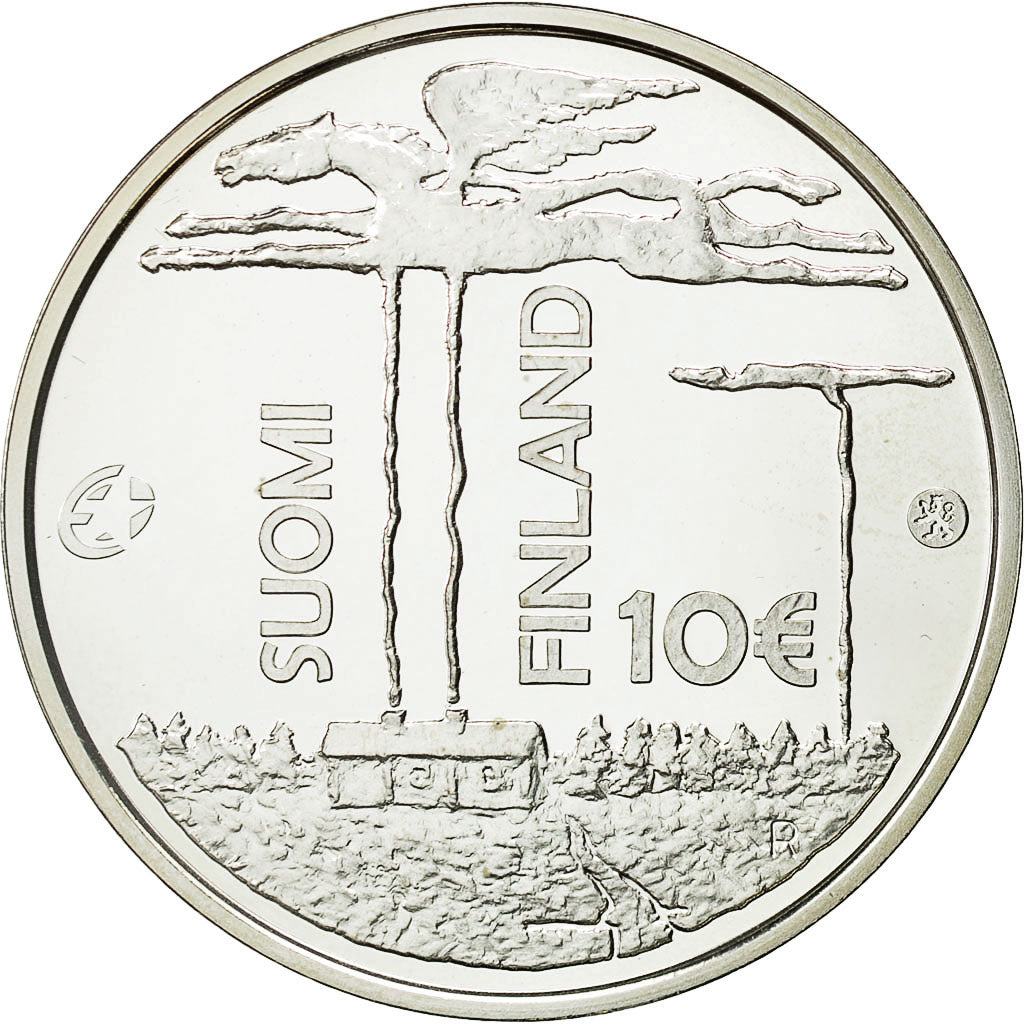 Finlandia, 10 Euro, 2013, FDC, Plata