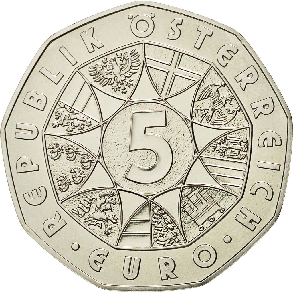 Moneda, Austria, 5 Euro, 2009, FDC, Plata, KM:3170