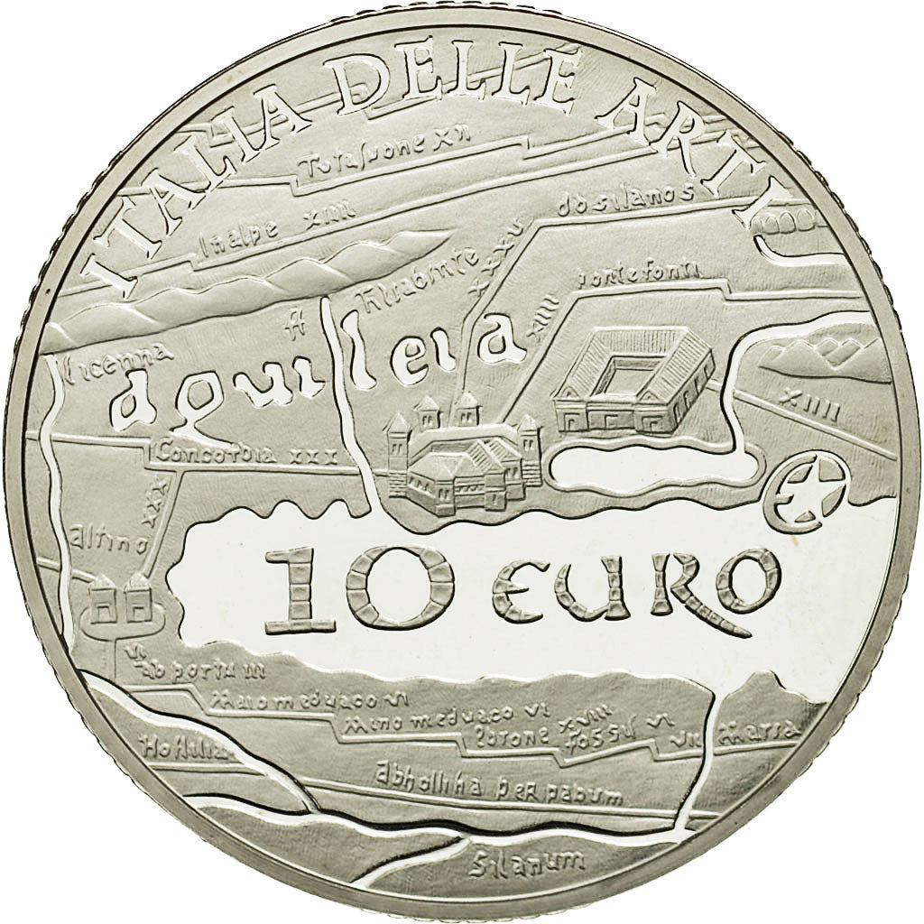 Italia, 10 Euro, 2010, FDC, Argento, KM:334