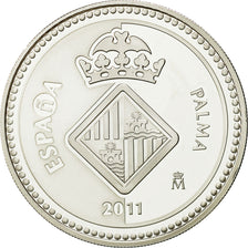 Spain, 5 Euro, 2011, MS(65-70), Silver, KM:1227