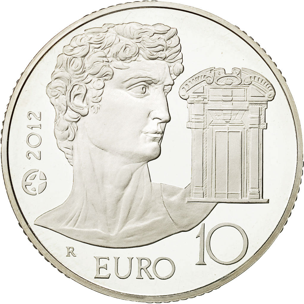 Italië, 10 Euro, 2012, FDC, Zilver, KM:356