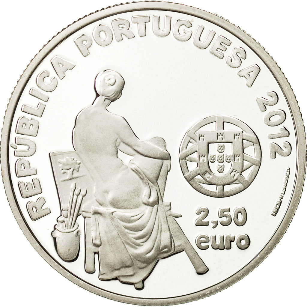 Portugal, 2-1/2 Euro, 2012, FDC, Zilver, KM:815a