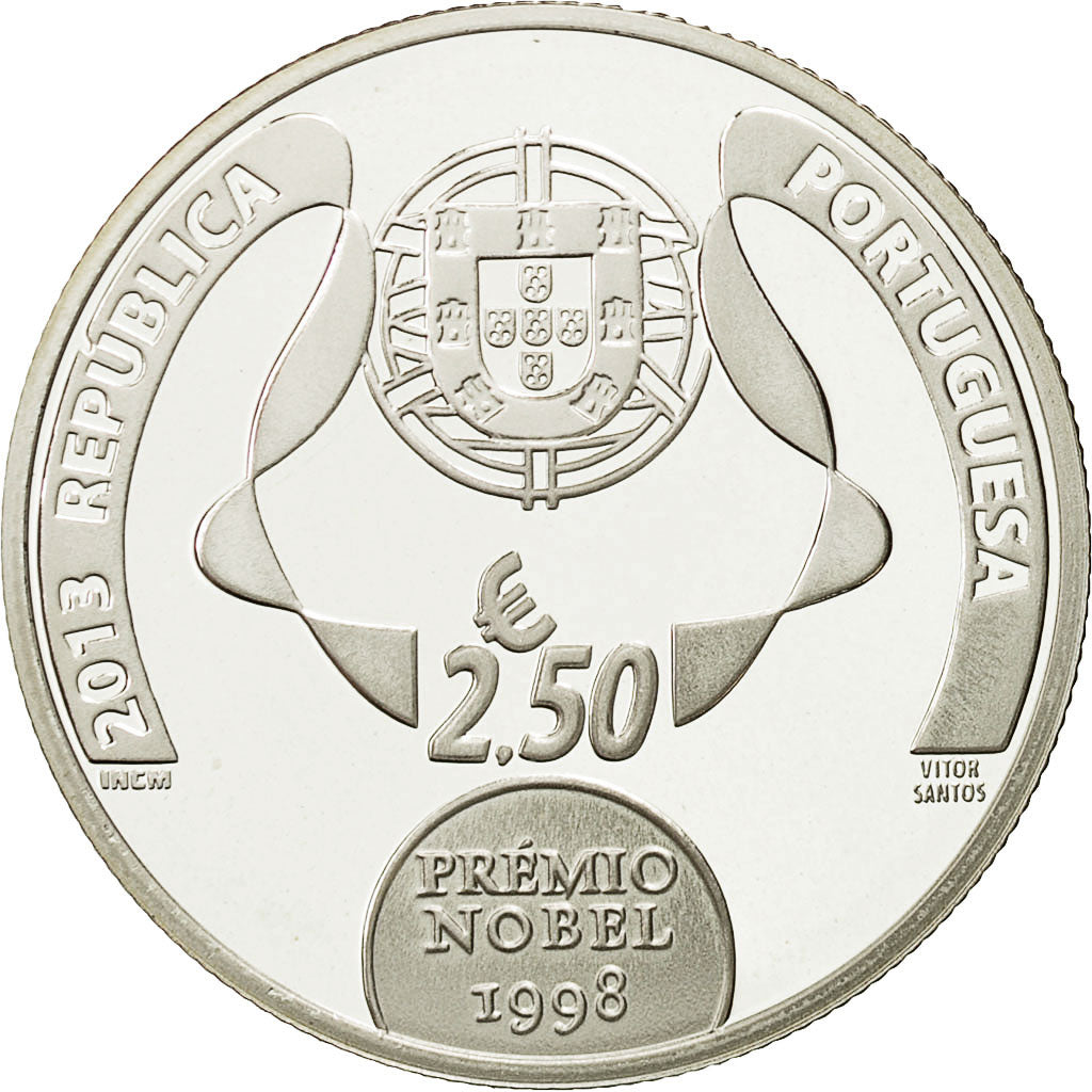 Portugal, 2-1/2 Euro, 2013, STGL, Silber, KM:829