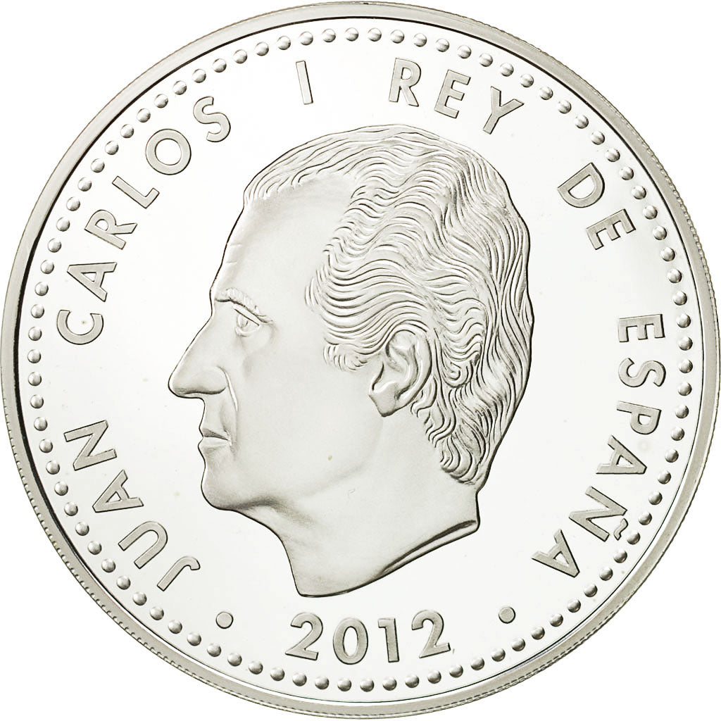 España, 10 Euro, 2012, FDC, Plata, KM:1255