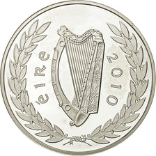 REPÚBLICA DE IRLANDA, 10 Euro, 2010, EBC+, Plata, KM:65