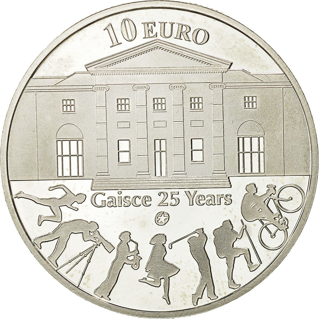 REPUBBLICA D’IRLANDA, 10 Euro, 2010, SPL, Argento, KM:65