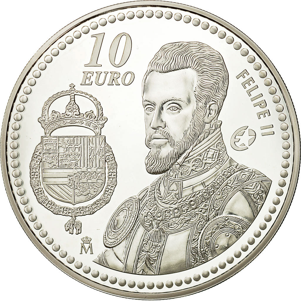 Spagna, 10 Euro, 2009, FDC, Argento, KM:1214