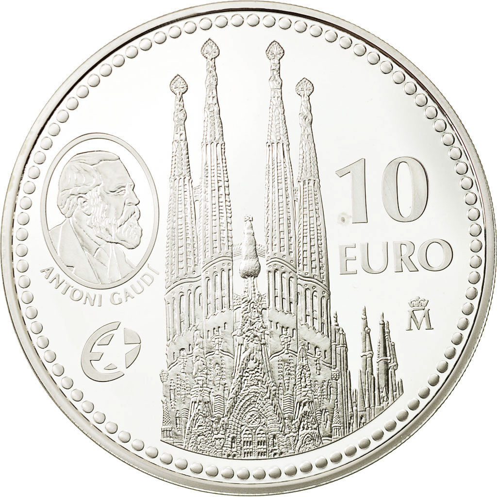 Spanje, 10 Euro, 2010, FDC, Zilver, KM:1169