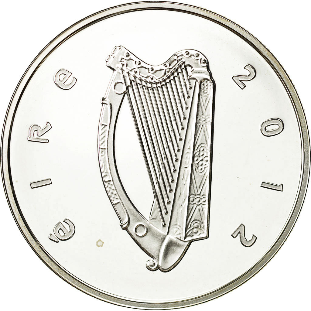 REPÚBLICA DE IRLANDA, 10 Euro, 2012, FDC, Plata, KM:70