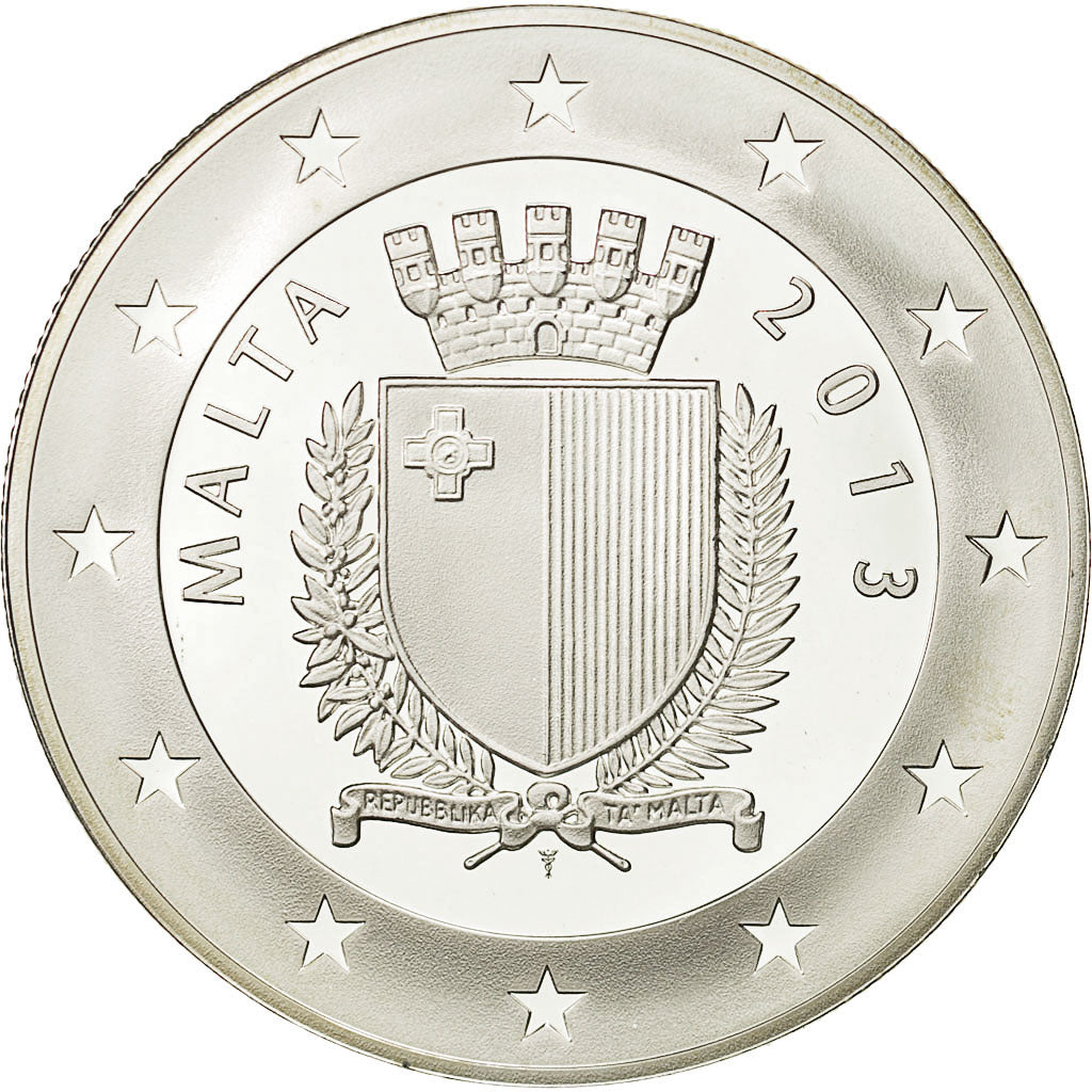 Malta, 10 Euro, 2013, FDC, Plata, KM:147