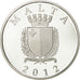 Malta, 10 Euro, 2012, Paris, MS(65-70), Srebro