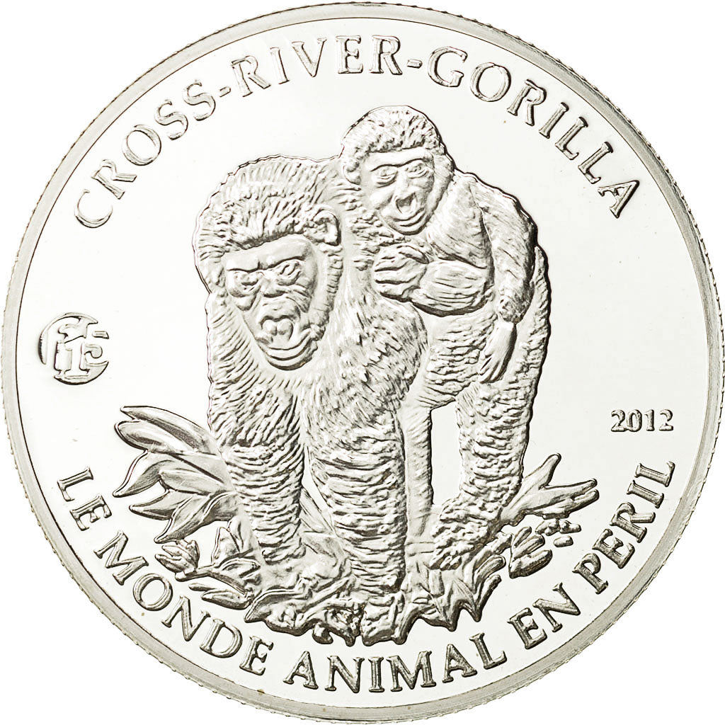 Coin, Cameroon, 1000 Francs, 2012, MS(65-70), Silver