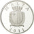 Malta, 10 Euro, 2011, Paris, MS(65-70), Srebro, KM:142