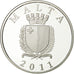 Malta, 10 Euro, 2011, MS(65-70), Silver, KM:142