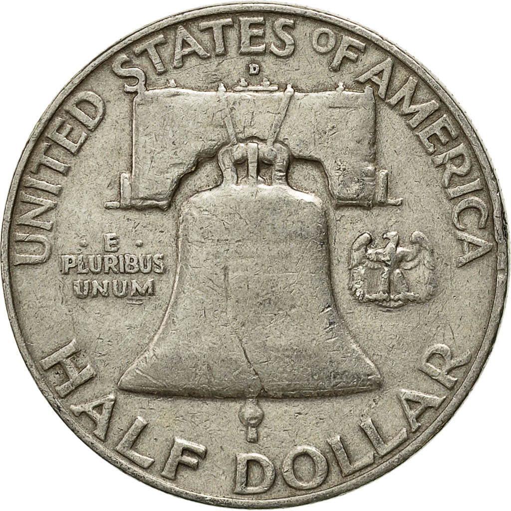 Münze, Vereinigte Staaten, Franklin Half Dollar, Half Dollar, 1958, U.S. Mint