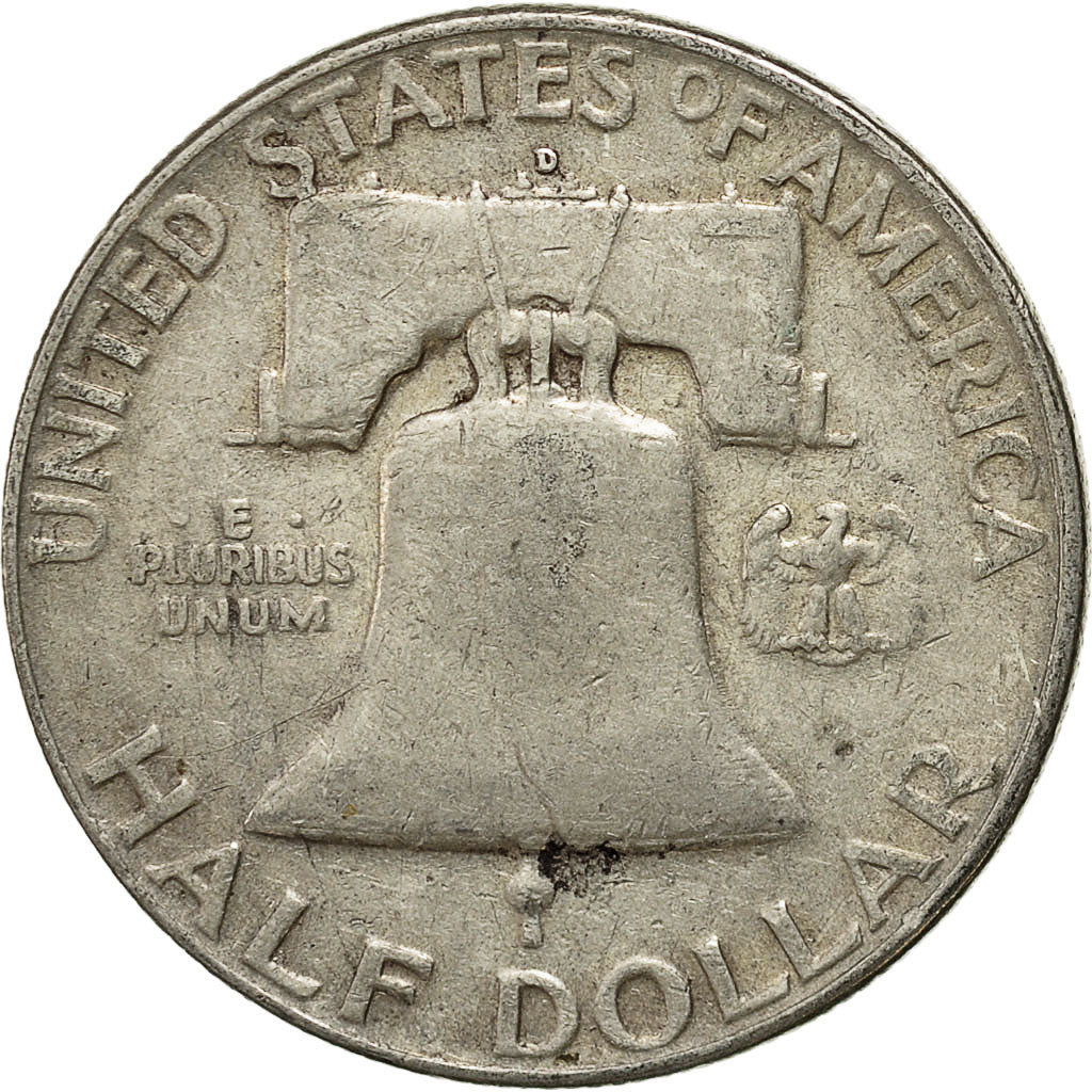Moneta, Stati Uniti, Franklin Half Dollar, Half Dollar, 1954, U.S. Mint, Denver