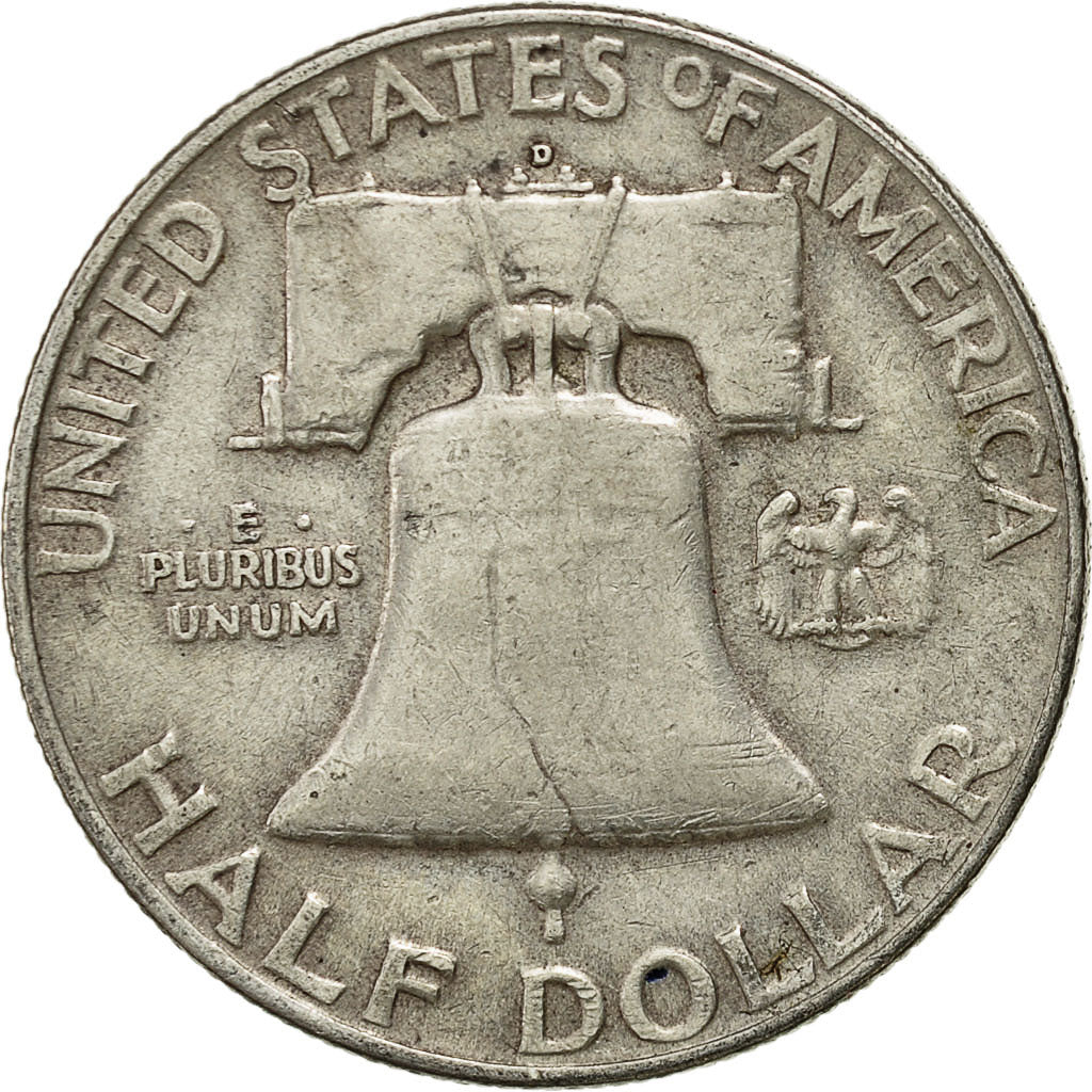 Moneta, Stati Uniti, Franklin Half Dollar, Half Dollar, 1954, U.S. Mint, Denver