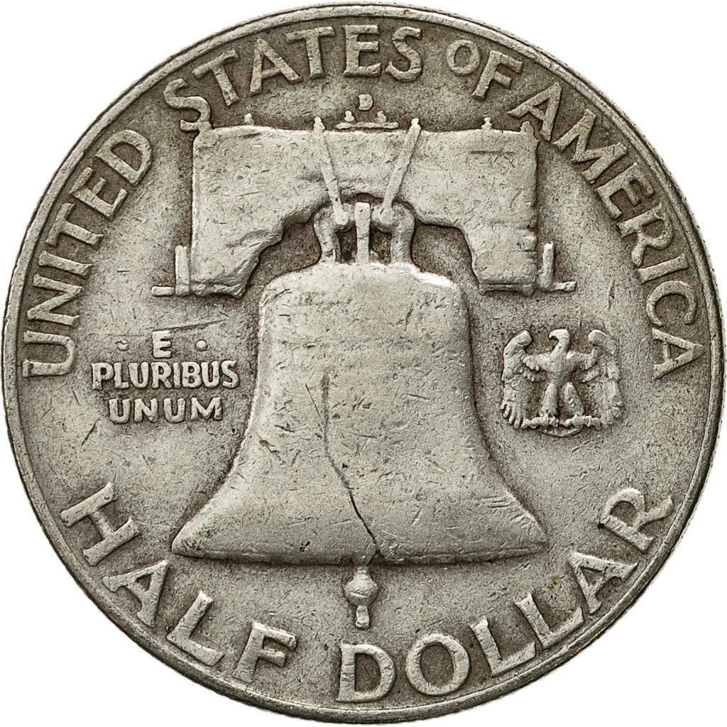 Moneta, Stati Uniti, Franklin Half Dollar, Half Dollar, 1954, U.S. Mint, Denver