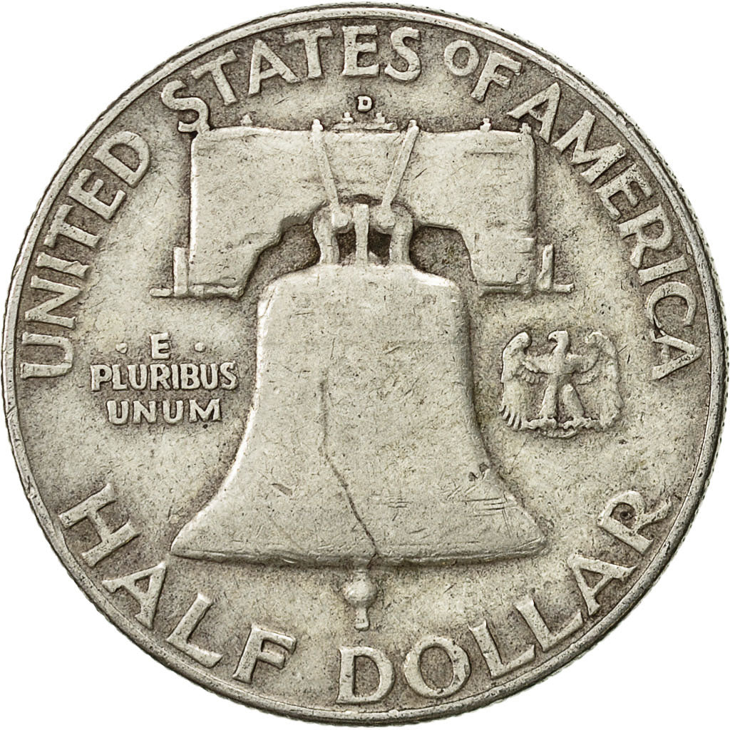 Münze, Vereinigte Staaten, Franklin Half Dollar, Half Dollar, 1953, U.S. Mint