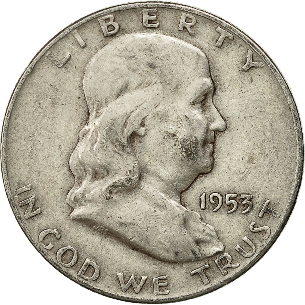 Moneta, Stati Uniti, Franklin Half Dollar, Half Dollar, 1953, U.S. Mint, Denver