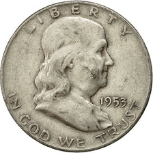 Moneta, Stati Uniti, Franklin Half Dollar, Half Dollar, 1953, U.S. Mint, Denver