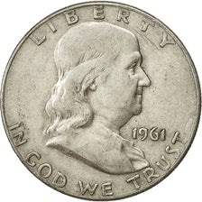 Moneta, Stati Uniti, Franklin Half Dollar, Half Dollar, 1961, U.S. Mint, Denver