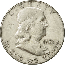 Moneta, Stati Uniti, Franklin Half Dollar, Half Dollar, 1961, U.S. Mint, Denver