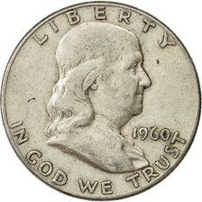 Moneta, Stati Uniti, Franklin Half Dollar, Half Dollar, 1960, U.S. Mint, BB