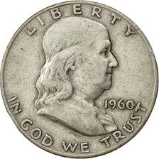 Moneta, Stati Uniti, Franklin Half Dollar, Half Dollar, 1960, U.S. Mint, Denver