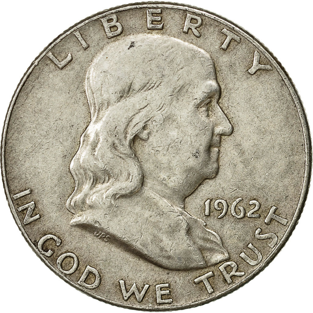 Moneta, Stati Uniti, Franklin Half Dollar, Half Dollar, 1962, U.S. Mint, Denver