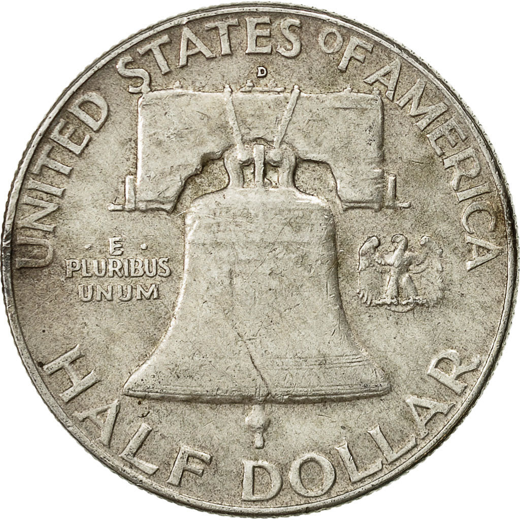 Moneta, Stati Uniti, Franklin Half Dollar, Half Dollar, 1962, U.S. Mint, Denver