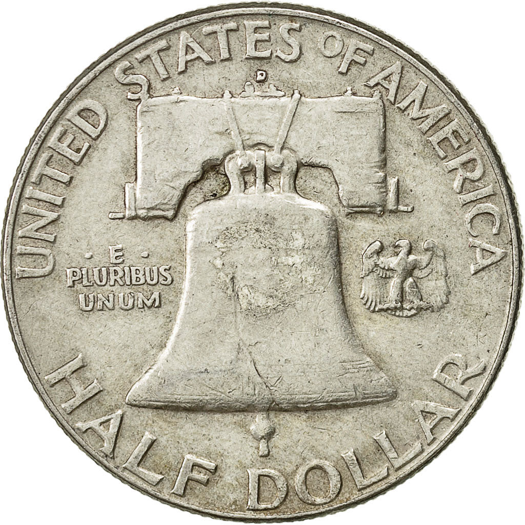 Münze, Vereinigte Staaten, Franklin Half Dollar, Half Dollar, 1962, U.S. Mint
