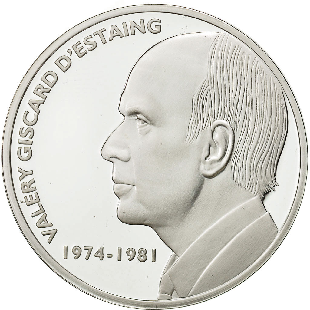 Frankreich, Medal, Valéry Giscard d'Estaing, STGL, Copper Plated Silver