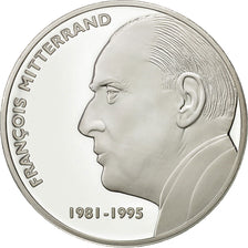 Frankreich, Medal, François Mitterrand, STGL, Copper Plated Silver