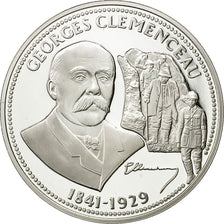 Francia, Medal, Georges Clemenceau, FDC, Copper Plated Silver