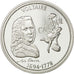 Frankreich, Medal, Voltaire, STGL, Copper Plated Silver