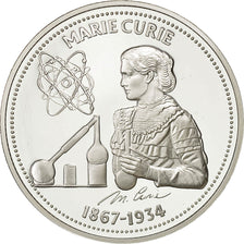 Francia, Medal, Marie Curie, FDC, Copper Plated Silver