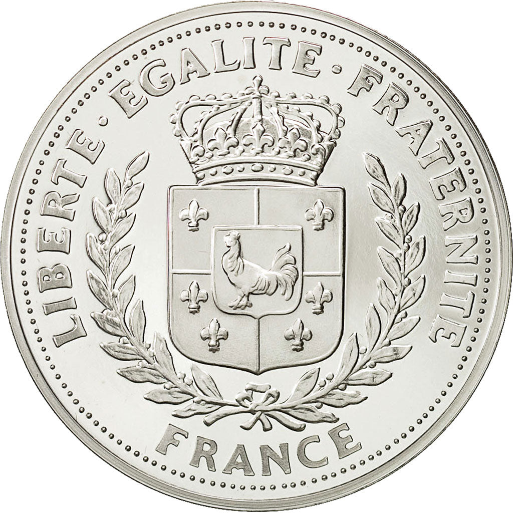 Francia, Medal, Claude Monet, FDC, Copper Plated Silver