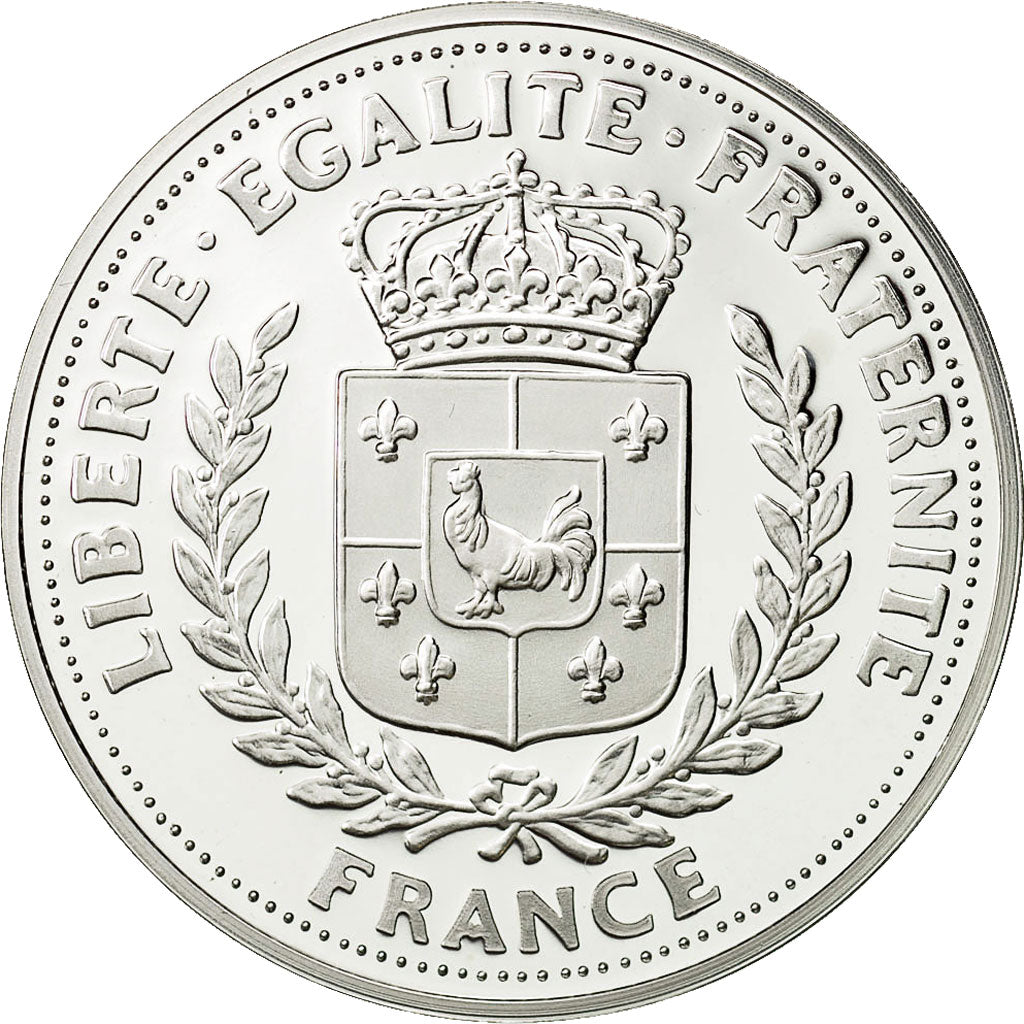 Francia, Medal, Gustave Eiffel, FDC, Copper Plated Silver