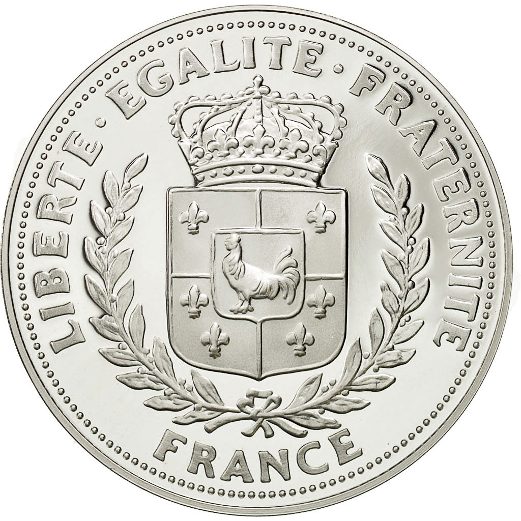 Francia, Medal, Honoré D'Estienne d'Overs, FDC, Copper Plated Silver