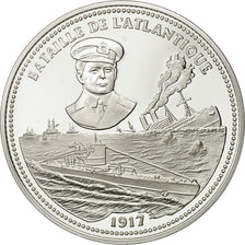 Francja, Medal, Bataille de l'Atlantique, MS(65-70), Miedź platerowana srebrem
