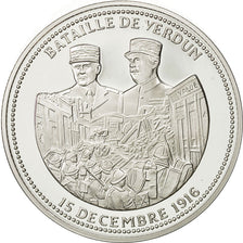 Francia, Medal, Bataille de Verdun, FDC, Copper Plated Silver