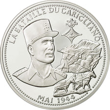 France, Medal, Bataille du Garigliano, FDC, Cuivre plaqué Argent